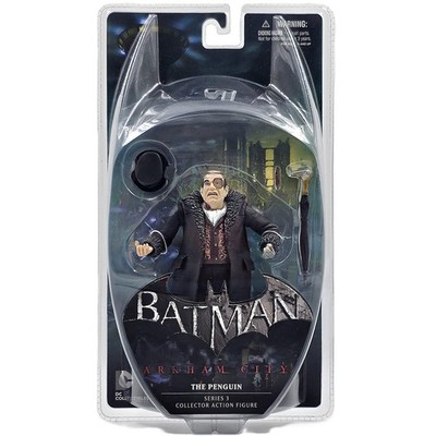 THE PENGUIN FIGURE BATMAN ARKHAM CITY DC DIRECT COLLECTOR ACTION SERIES 3 COMIC