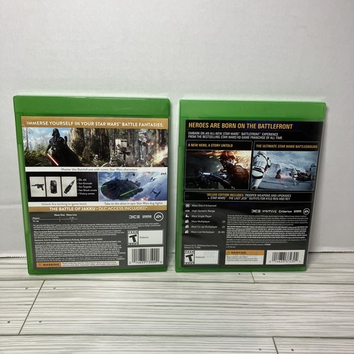 Star Wars Battlefront 1 + 2 (Microsoft Xbox One) Bundle Elite Trooper & Deluxe - Picture 2 of 7