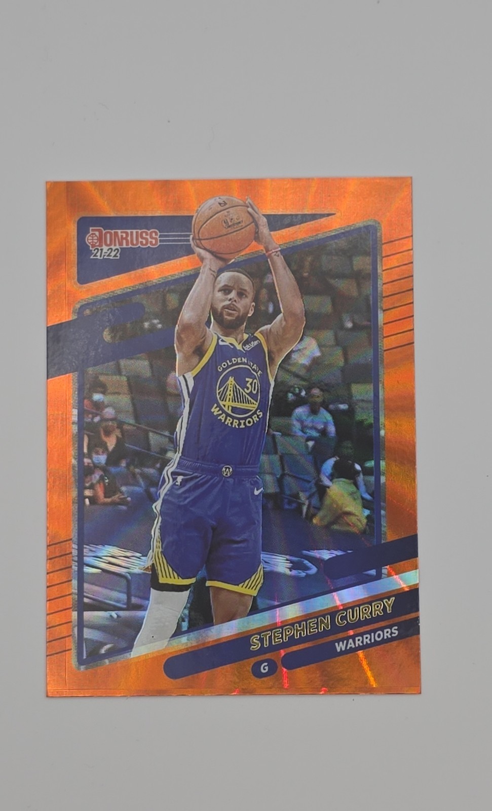 2021-22 Panini Donruss - Stephen Curry #68 Holo Orange Laser