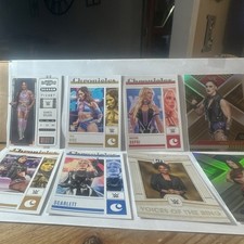 Panini WWE Chronicles Rookie Card Lot 16 Cards Belair Rhea Ripley Lola Vice