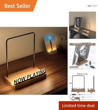Now Playing Vinyl Record Stand Light Up Acrylic Display Holder for Albums