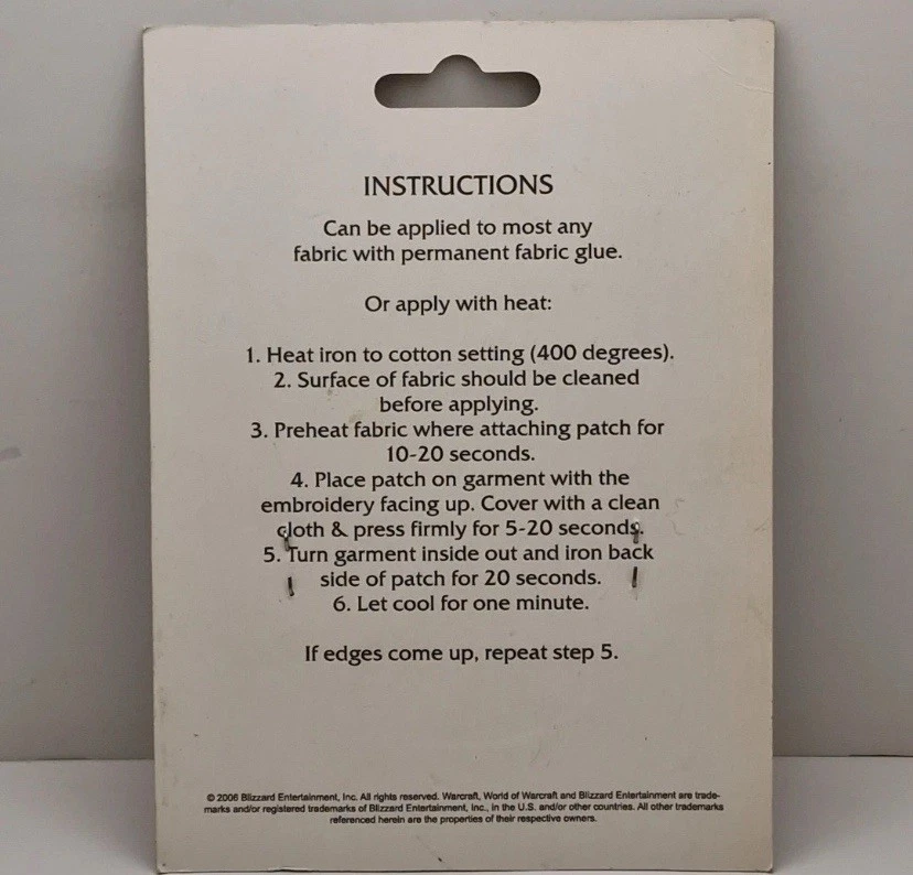 Parche de mago WOW de World of Warcraft Blizzcon con licencia Blizzard Entertainment JINX Foto 3 de 3
