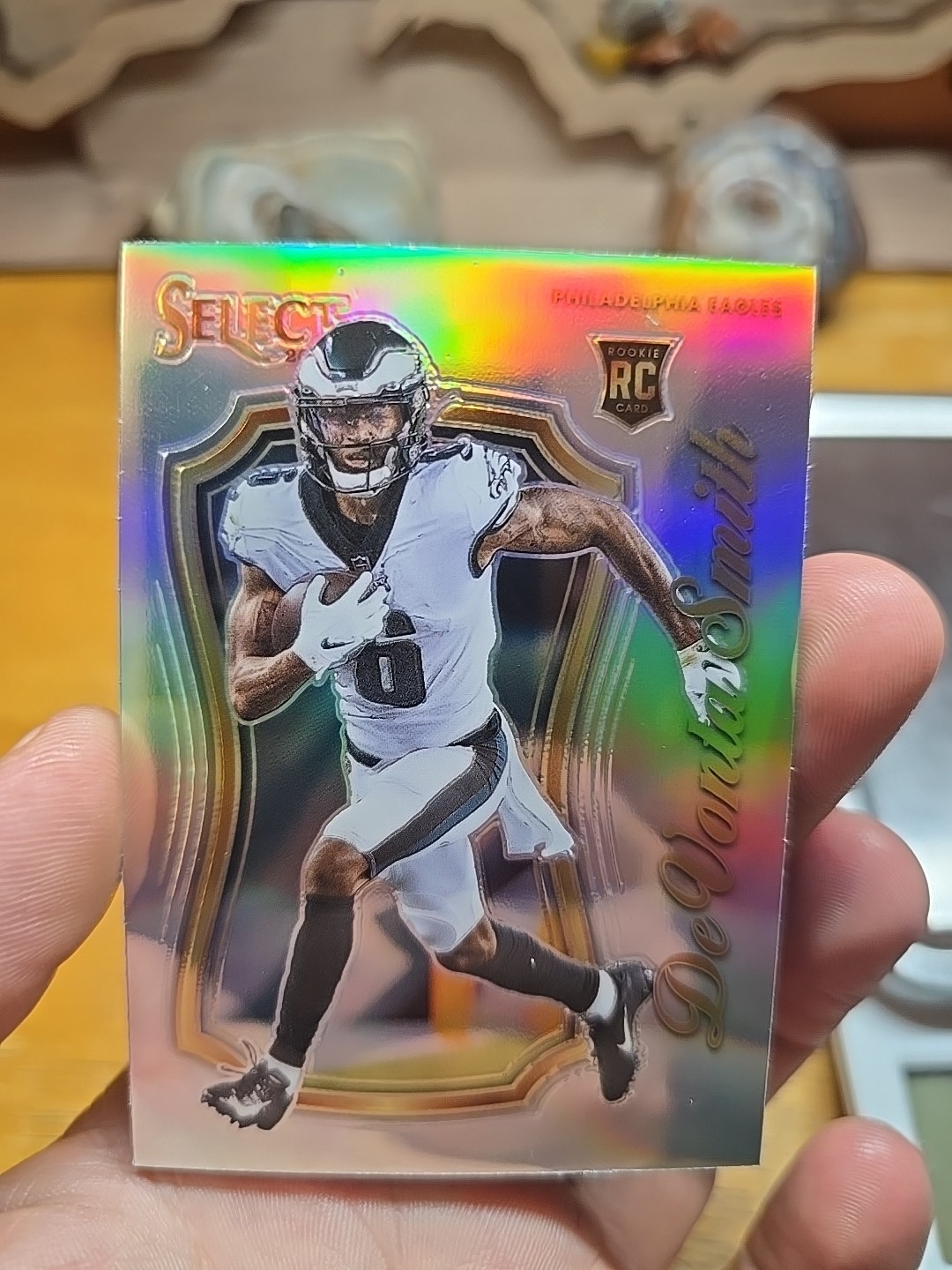 2021 Panini Select Certified Rookies Devonta Smith #SCR-11 Silver Prizm (RC)