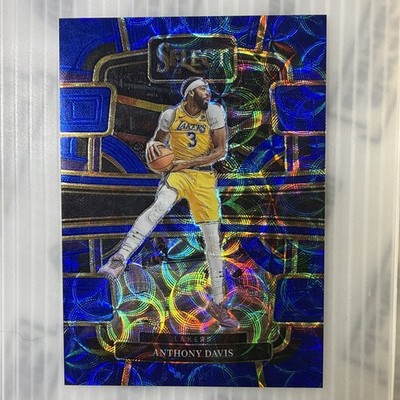 2023-24 Panini Select - Concourse Anthony Davis #20 Blue Scope Prizm /249