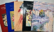 Sotheby’s Auction Catalogs x5 Impressionist Modern Art Paintings 1990 Kirchner