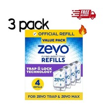 (12 Refill Cartridges) Zevo Flying Insect Tra...