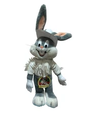 24K Mighty Star Vintage Looney Tunes Bugs Bunny Stuffed Plush  15” Western