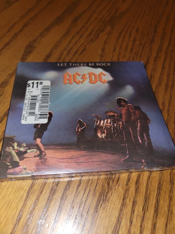 AC/DC LOT  Let There Be Rock Records Audio Cassette And CD NEW Hype Sticker - Image 4 of 4