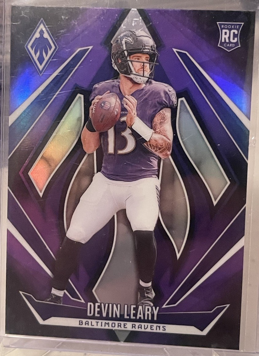 Devin Leary Panini Phoenix #177 Purple Fade