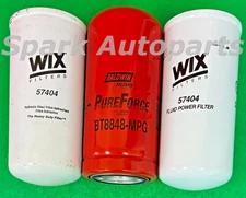 Lot of 3 Hydraulic Filter WIX 57404 BALDWIN BT8848-MPG