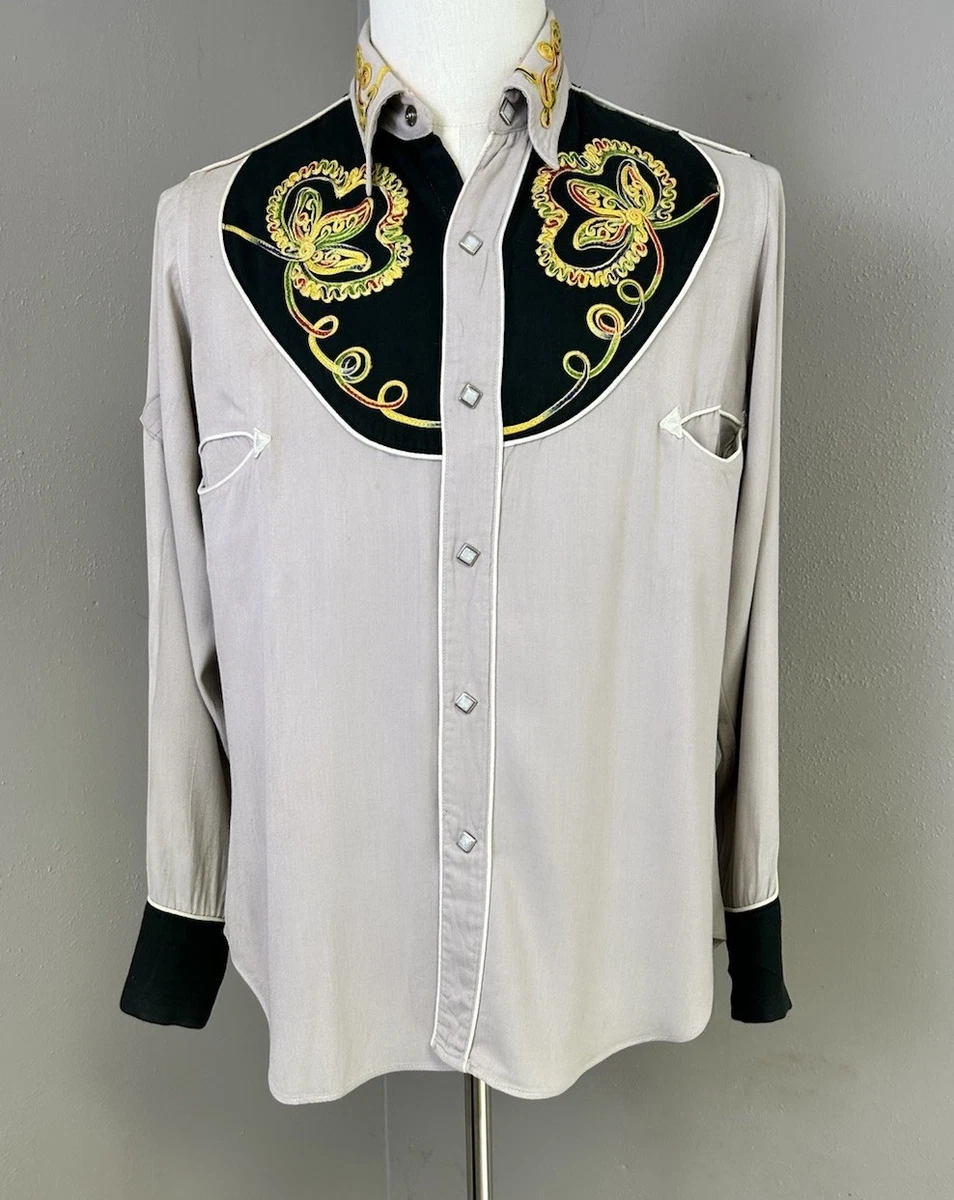Western 1940s Vintage Casual Shirts for Men for sale - eBay