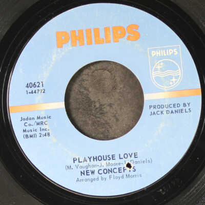 NEW CONCEPTS: playhouse love / how deep is the ocean PHILIPS 7'' Single 45 RPM