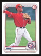 2020 Bowman Draft SAMMY INFANTE 1st Year Baseball card WASHINGTON NATIONALS #48