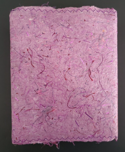 Handmade Paper Address Book Cover Sisterhood Earlene McNeil Larson 7.5" X 6" - Picture 6 of 6