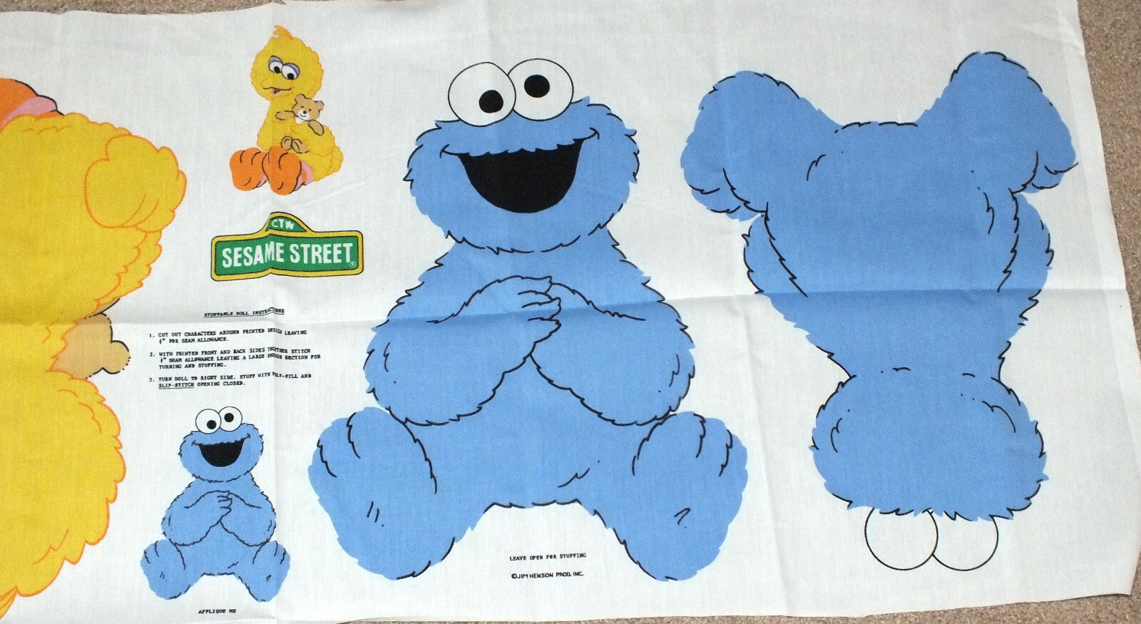 cookie monster baby stuff