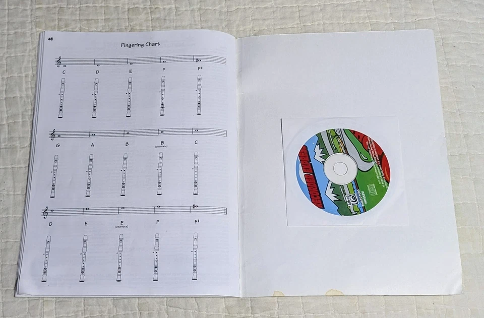 Recorder Express Soprano Recorder Method Artie Almeida 2003 Alfred Music & Disc - Image 2 of 4