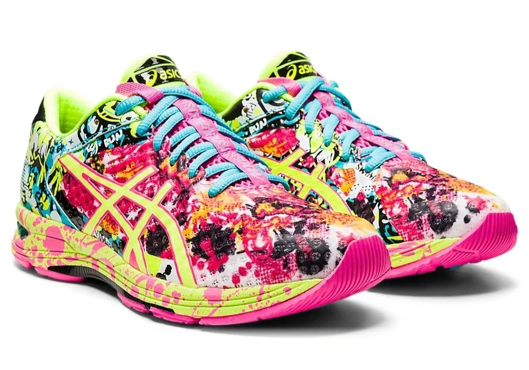 Asics GEL Noosa Tri 11 Pink,Flash Yellow,Black Women&#039;s Running Shoes,Sz 10.5 | eBay