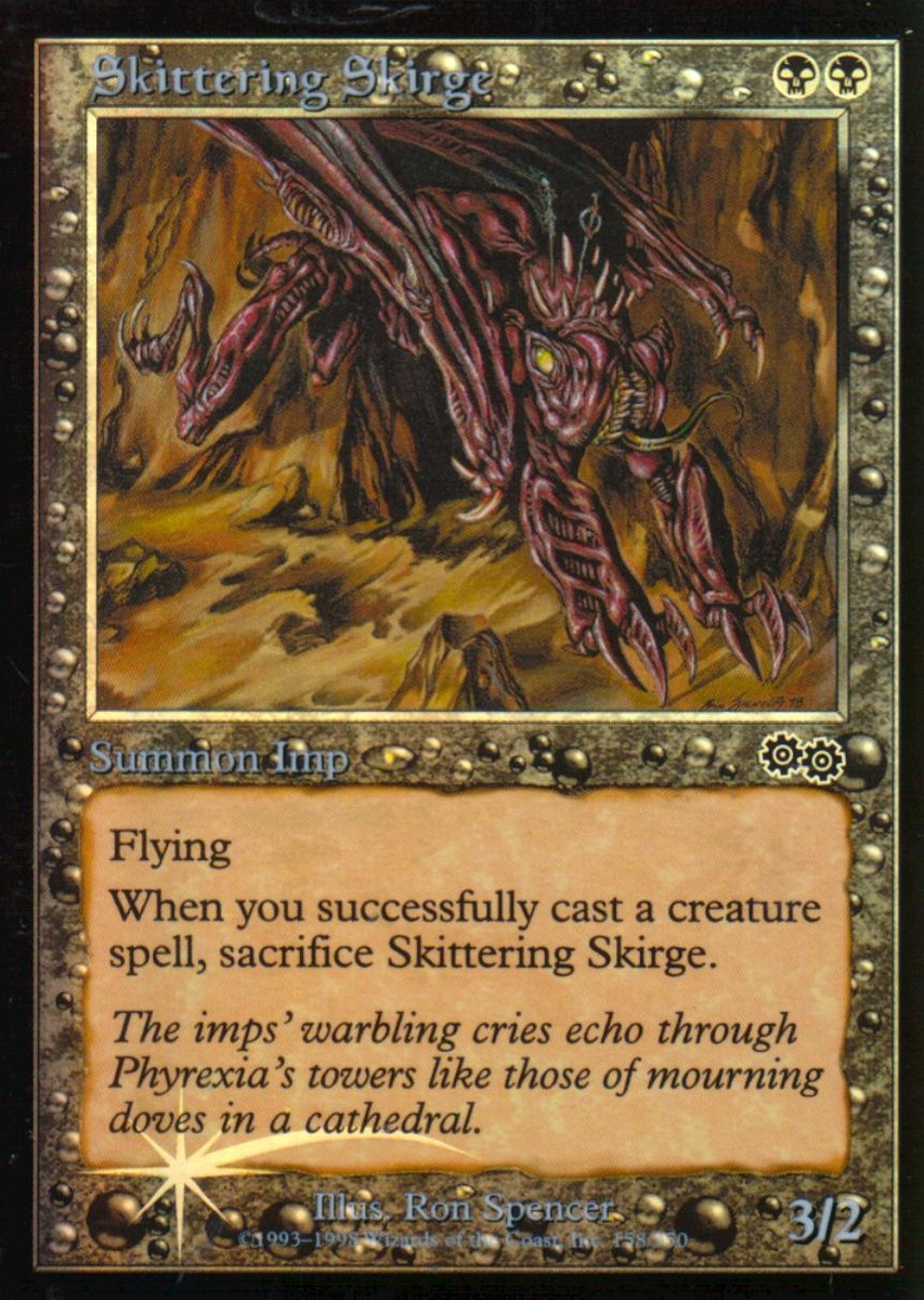 MTG Skittering Skirge (Arena) Promotional Cards: (Foil) closed NM