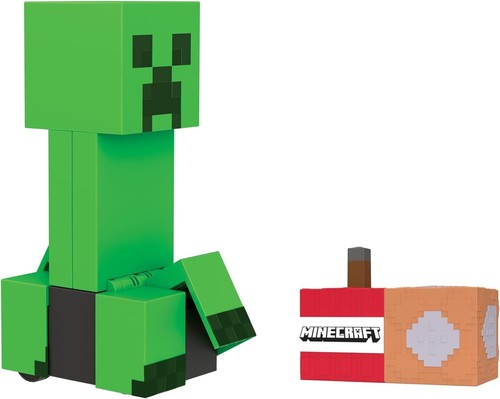Mattel Minecraft Exploding RC Creeper * Luces y sonidos, 10 explosiones y código DLC - Imagen 3 de 8