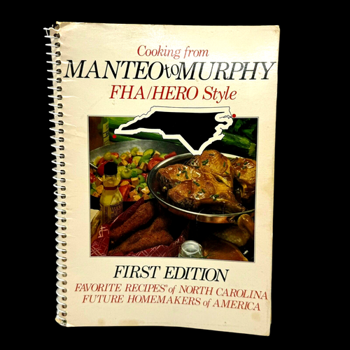 NC Future Homemakers of America 1983 1st Ed Vintage North Carolina Recipes