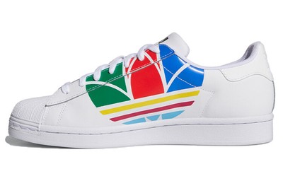 adidas Superstar Pure Colorful Trefoil  Cloud White  FU9519