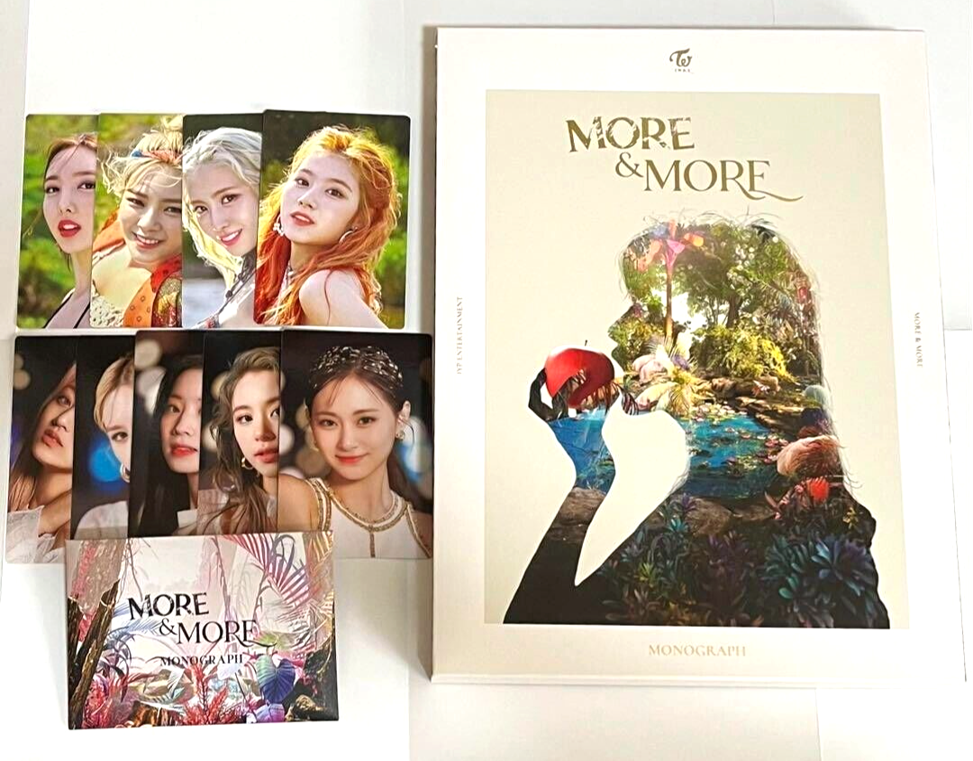 TWICE More & More Monograph Photobook Photo book + Photocard