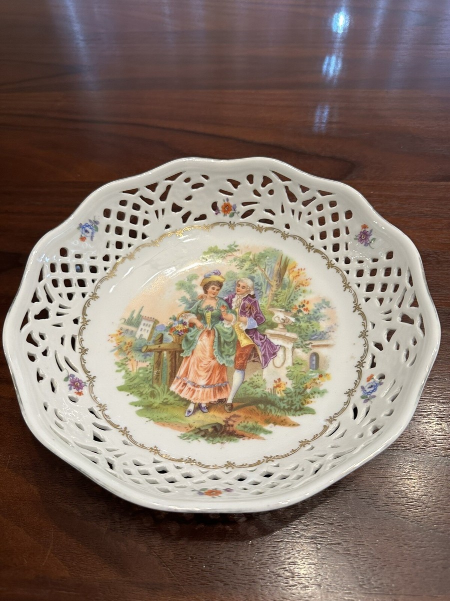 Vtg Porcelain Schumann Germany Bavaria Romance 9” | eBay