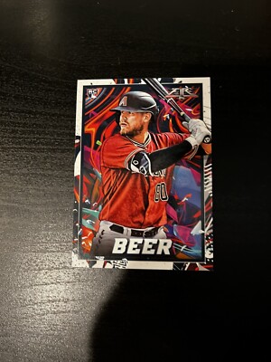 2022 Topps Fire Seth Beer Rookie Card RC #39 - Diamondbacks