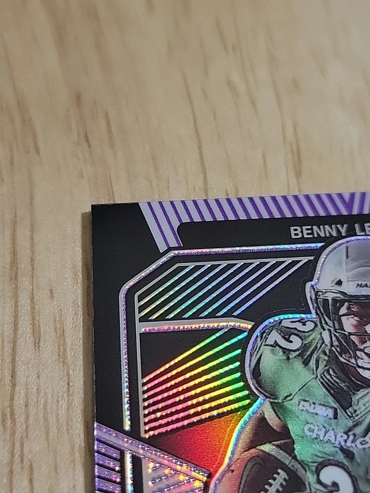2020 Obsidian Draft Picks BENNY LEMAY Purple Electric Etch /49 #42 Rookie RC SP - Image 2 of 4