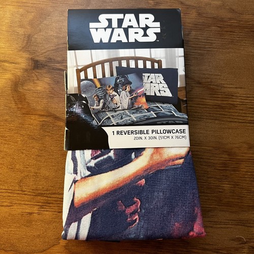 Star Wars Pillowcase Standard A New Hope Luke Skywalker Darth Vader NEW