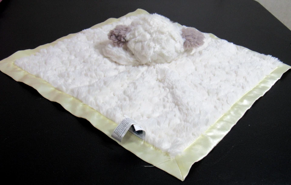 Mary Meyer Baby Lamb Lovey Satin Trim Soft Fleece Security Blanket Plush Toy - Image 3 of 4