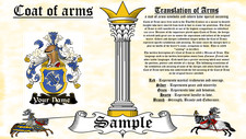 Laud-Lawde COAT OF ARMS HERALDRY BLAZONRY PRINT