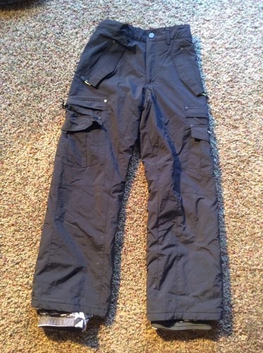 PANTALON DE SKI/SNOWBOARD, NOIR, JEUNESSE TAILLE 12, NEUF AVEC ÉTIQUETTE ! Style #7139 - Photo 1/1