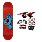 Santa Cruz Skateboard Complete Screaming Hand Red 8.0" x 31.6"