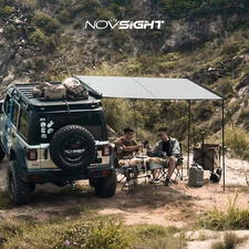 5.2X8.2' NOVSIGHT Car Side Awning SUV Rooftop Tent Sunshade for Outdoor Camping