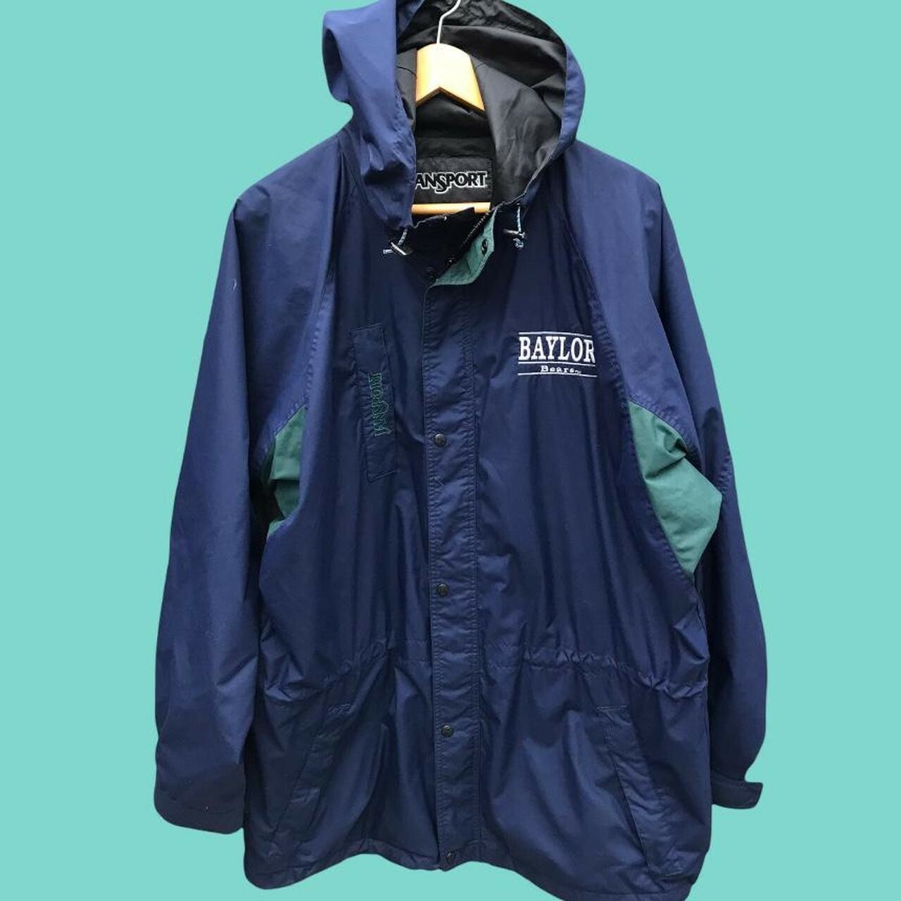 zip up nylon jacket