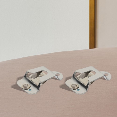 2 Sets Microphone Back Clip Holders Hanging Mounts - Zdjęcie 10 z 12