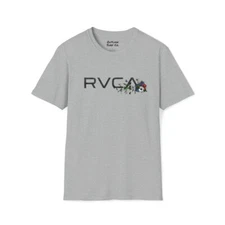 RVCA Outlaw Surf Flowers Logo T-Shirt