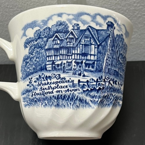 Royal Essex Shakespeare's Country Cup Saucer Ironstone Birthplace Trinity Church - Picture 4 of 8