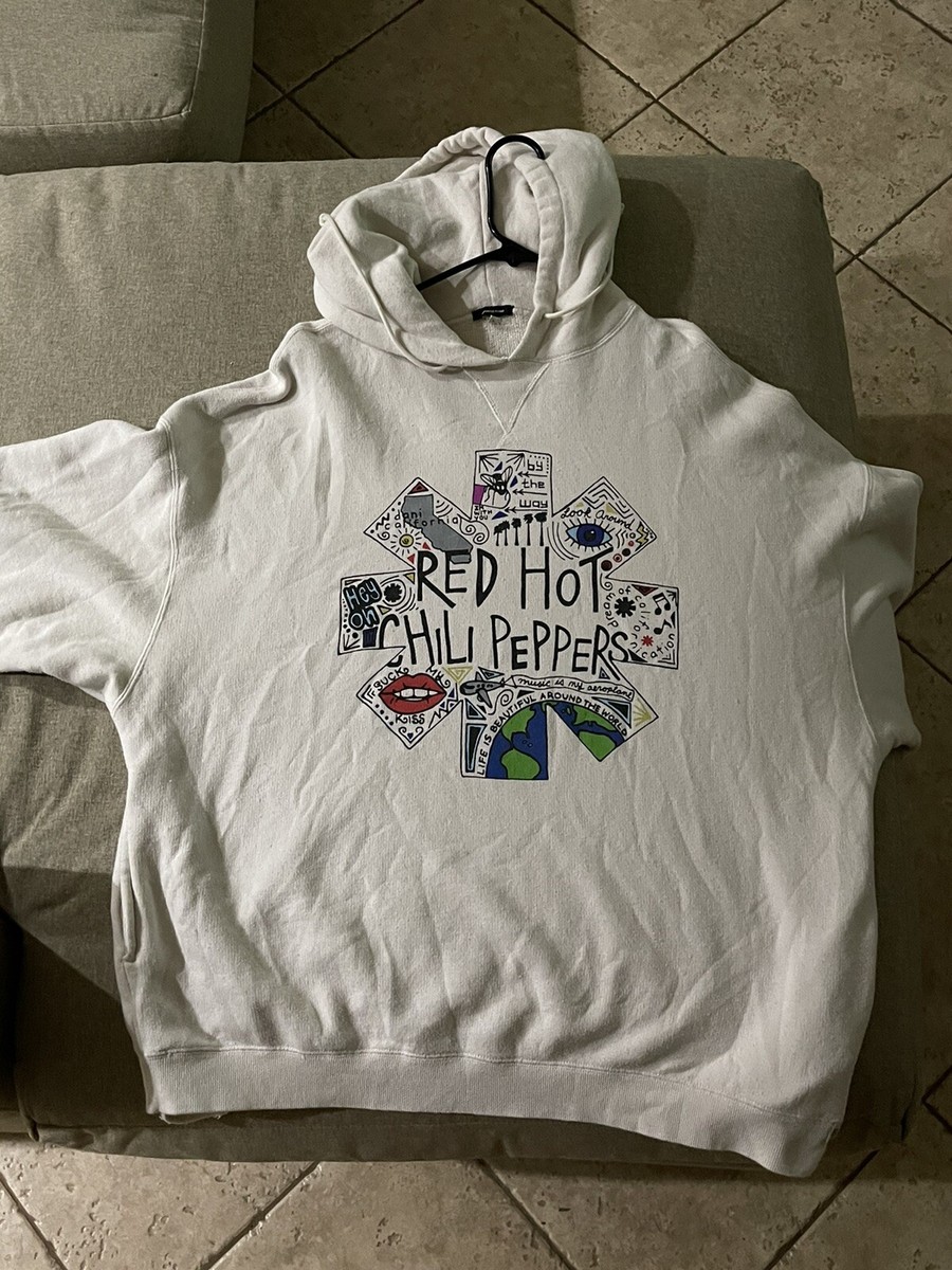 rare vintage red hot chili peppers sweatshirt Large Hoodie