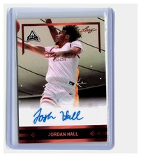 2021-22 Leaf Memories Basketball Gold Leaf Rookies #GLR-JH1 Jordan Hall