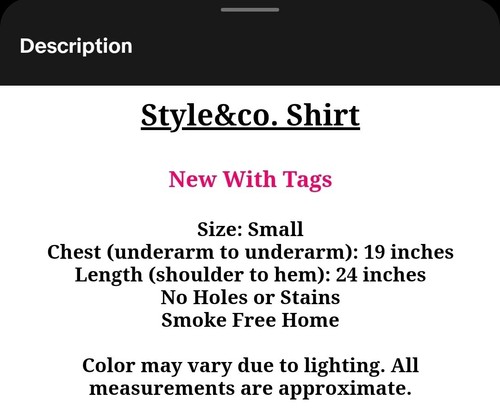 Style & Co Shirt White Ticking Stripe Short Sleeve Ruched Top NWT Womens Small - Picture 2 of 8