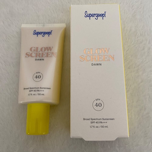 Supergoop Glow Screen LSF 40 DAWN 1,7 Unzen Ablaufdatum 5/2026 versiegelt NEU IN OVP KOSTENLOSER VERSAND