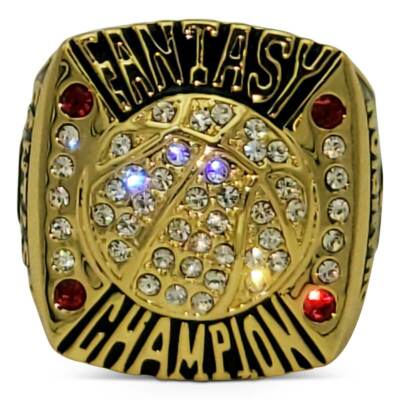 The FadeAway Fantasy Basketball Championship Ring by FANTASYJOCKS