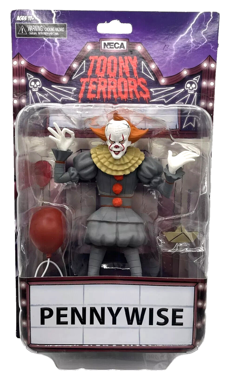 NECA Toony Terrors PENNYWISE 6” Action Figure | eBay