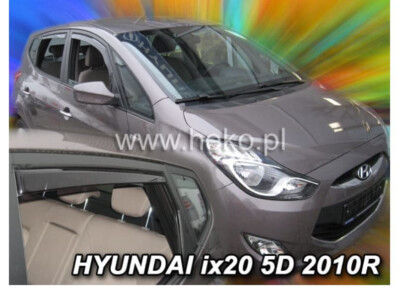 VOLVO XC60 5 door 2008-2016 Front wind deflectors 2pc set TINTED HEKO