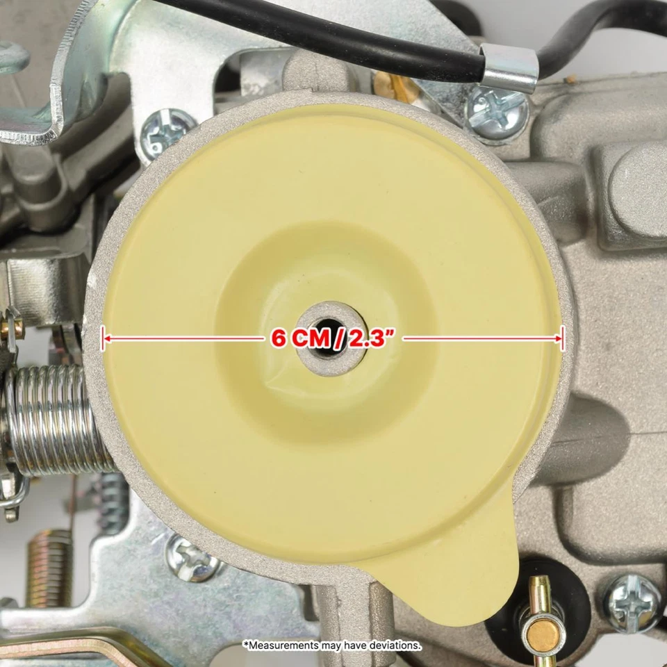 Carburador Carby Carbie E3 E5 para camioneta MAZDA 323 FAMILIA GLC FORD LASER METEOR Foto 4 de 4