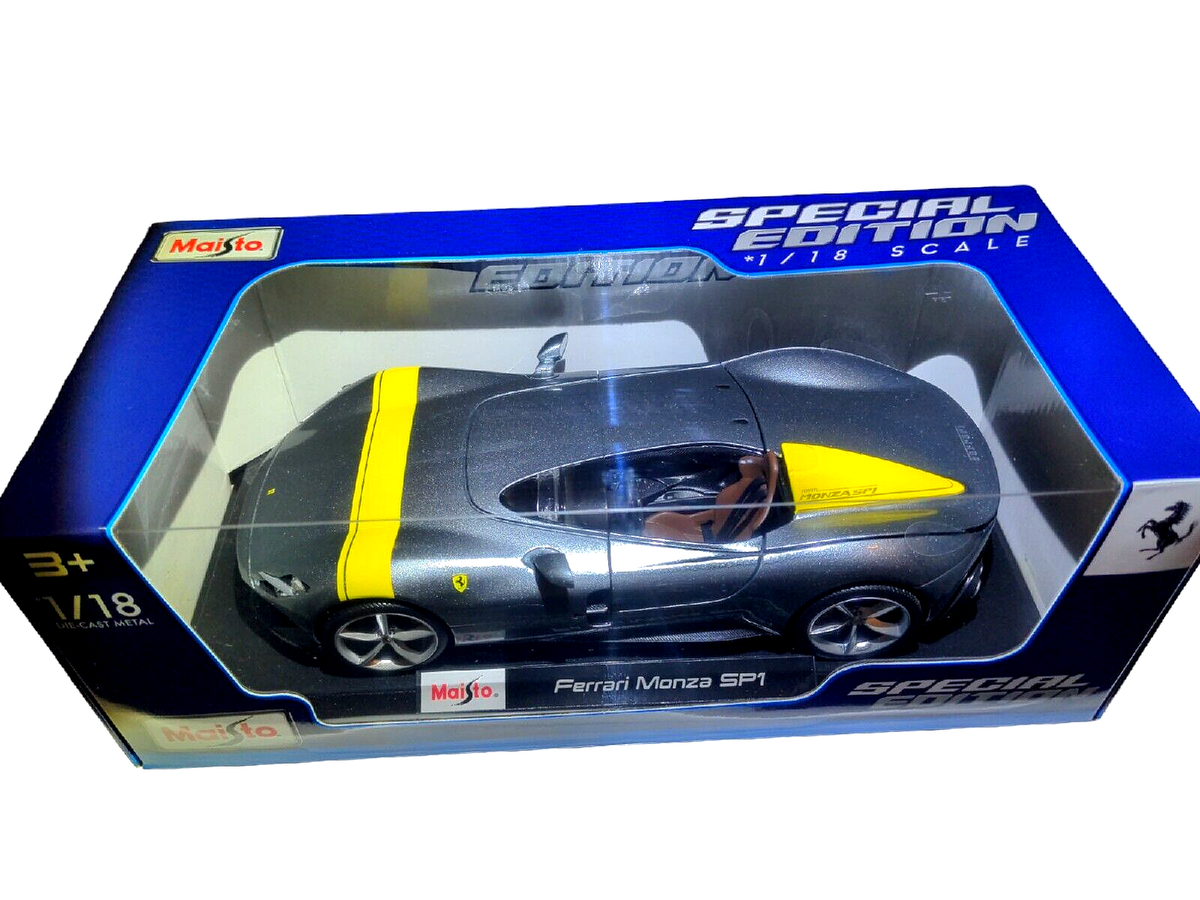 Maisto Ferrari Monza SP1 Special Edition Diecast Boxed 1:18 Model