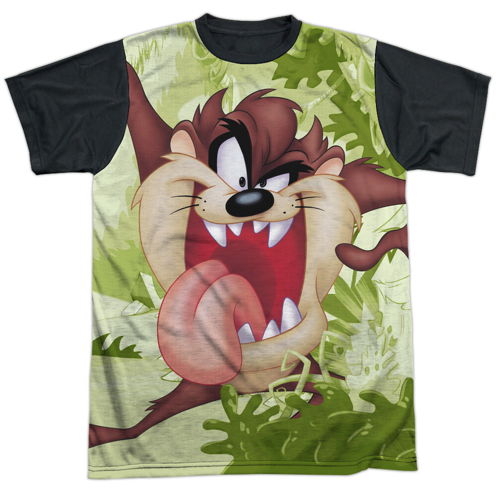 Looney Tunes Taz Adult Halloween Costume T Shirt (Black Back), S-3XL