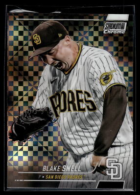 Blake Snell 2022 Stadium Club Chrome X-Fractor Card  #204